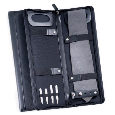 China Faux leather+polyester zip around PU and 1680D polyester link storage case necklace insert holder organizer for sale