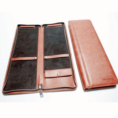 China Faux Leather Customize Faux Leather PU Ties Storage Case for sale