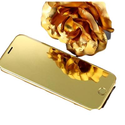 China Build In Newest 1.63 Inch OLED Flash Luxury Ultra Thin Mirror Shaped Mobile Phone for sale