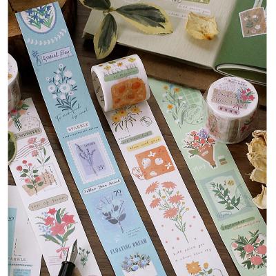 China Fasion's Gift Decorative Art Garden Series Washi Tape Art Card Washi Stickers Tape for sale