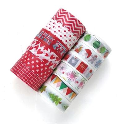 China Christmas Washi Tape ANTISTATIC Custom Paper Tape Set 1.5mm*5m Washi Tape for sale