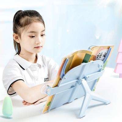 China ABS Book Stand for Child Reading Adjustable Textbook Holder Magazine Music Notebook Holders for Reading Shelf with Paper Clips Desk for sale