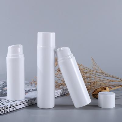 China Personal Skincare Packaging Colored 30ml 50ml 80ml 100ml 120ml 150ml Airless Emulsion Cosmetic Lotion Cream Face Bottle Airless Pump Pimp Bottle for sale