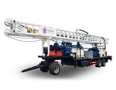 China All kind of statum BINZHOU  diesel engine BZT600 trailer mounted water well drilling machine for sale