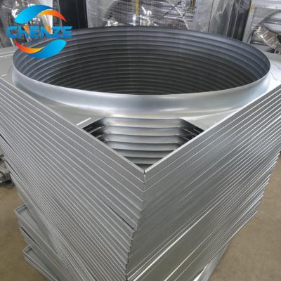 China Hotels 50 Inch Heavy Hammer Type Cone Exhaust Fan Ventilation Fan For Poultry House for sale