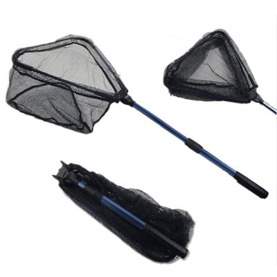 China Cheap Price Corrosio Resistant Tear Resistant Aluminum Collapsible Rubber Fishing Net Releasing Fish Landing Net for sale