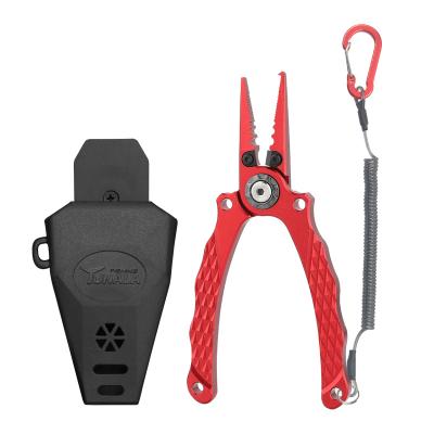 China Durable Wholesale Portable Line Lure Cutter Aluminum Saltwater Fishing Scissor Braid Pliers for sale