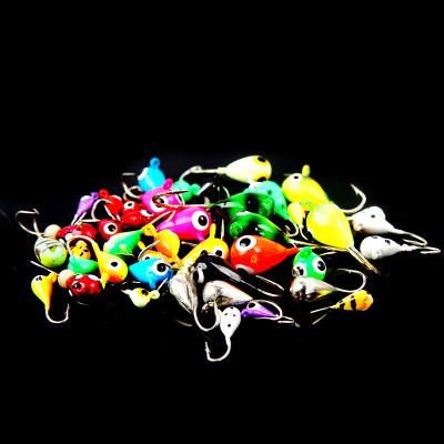 China Durable Custom Multi Color Wholesale Tungsten Patterns Ice Fishing Jigs for sale