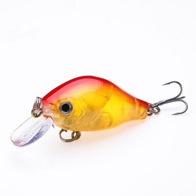 China Superior ABS Water 5.5cm 8g 3D Artificial Eyes Mini Hard Plastic Crank Bait Fishing Lure for sale