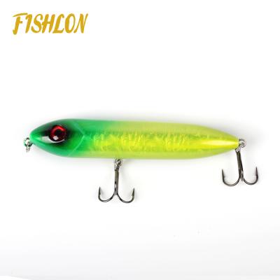 China ABS Hard Body 12g Hard Plastic Pencil Saltwater Fishing Lure 90mm for sale