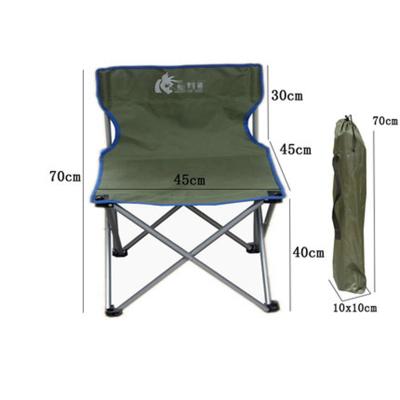 China Contemporary Cheap Oxford Fabric Metal Chair Beach Outdoor Fishing Folding Chair for sale