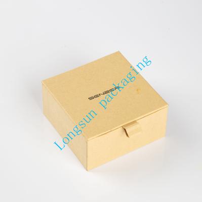 China Custom Handmade Electronic Products Recycled Materials Art Paper Eco Friendly Earphone Packaging Boxes for sale