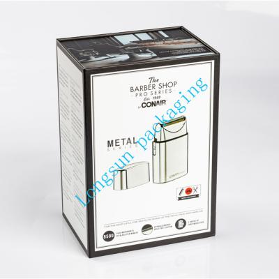 China Recycled Materials Packaging Gift Box Flip Recycled Carton Packaging Box Electrical Product Packaging Box for sale