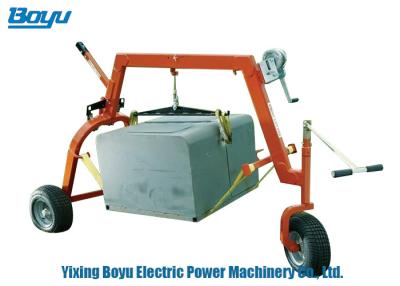 China 40 Inches Transmission Line Stringing Tools Universal Transformer Dolly With Winch for sale