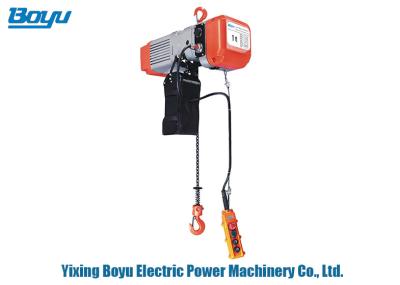 China Fixed Transmission Line Stringing Tools 1 Ton Electric Chain Hoist For Lifting for sale