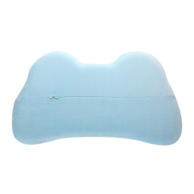 China Cute Baby Pillow Protection Bolster Shape Anti-Apnea Bear Memory Foam Baby Latex Pillow for sale