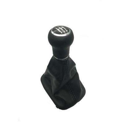 China High Quality ABS And YUCHEN Car Leather Shift Gear Knob With Sheath Leather Boot For Audi A6 C5 OEM 1997-2004 4B0863279A for sale