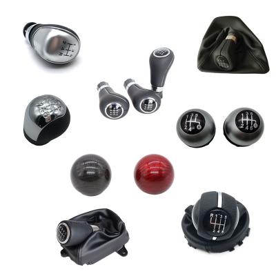 China High Quality ABS And Leather Car Shift Gear Knobs 5 Gear For Mercedes Benz W202 C Class AVANT-GARDE ELEGANCE CLASSIC Car Styling for sale