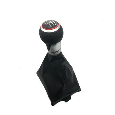 China High Quality ABS Genuine Leather Clutch Stick Hand Gear Shift Main Gear Shift Knob Custom Leather Car Custom For Audi for sale