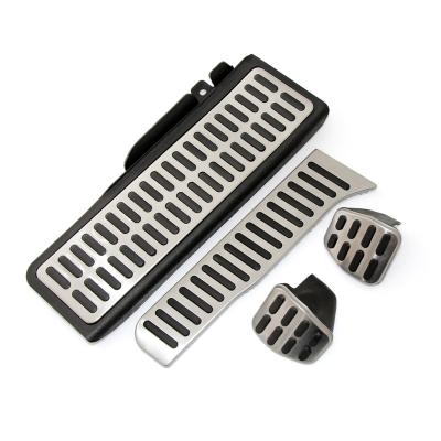 China Auto Car Aluminum Alloy Car Pedal Foot Rest Pedal Plate Cover For VW Golf 6 Passat B6 B7 Passat cc Skoda Octavia Superb for sale