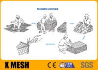 China Caixa de Gabion e colchão galvanizados soldados pesados 2x1x1m Astm A975 de Gabion à venda