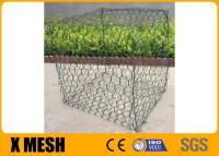 China River Mattresses Building Gabion Wire Mesh Hexagonal Shape Green Color à venda