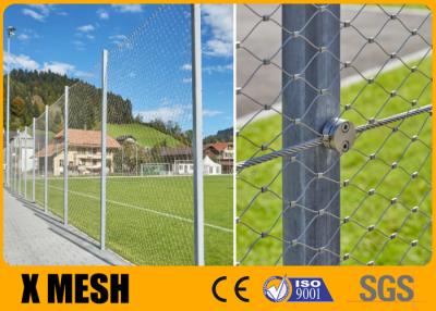 China Diamond Shape Firm Stable  2mm Wire Rope Netting Rust Resistance zu verkaufen