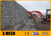 China Draadnetwerk 5mm Gabion-Manden 2.0×1.0×1.0m Met een laag bedekt Zink Te koop
