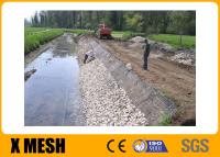 China Cestas revestidas PVC de grande resistência de Gabion 2mx1mx1m ASTM A974 à venda