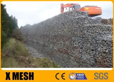 China Galfan Hexagonal Gabion Basket ASTM A974 2mm Wire Dia for sale