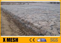 China A rede de arame 300g de Gabion do tamanho do furo de 120 x de 150mm zinca impedindo da quebra da rocha à venda