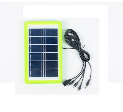 China cheap price small 6v solar panel system for charging power bank ES-09 mobile solar panel system for sale