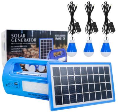 China Home Solar Lighting System Kit with Portable USB Charger Function for Outdoor Camping Boosting Party Use for sale