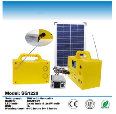 China Home solar power system/solar power system for fan&tv&computer&fridge& air conditioner for sale