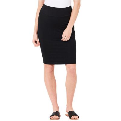 China Anti-Allergy Anti-Allergy Black Knee Length Maternity Skirts For Women for sale