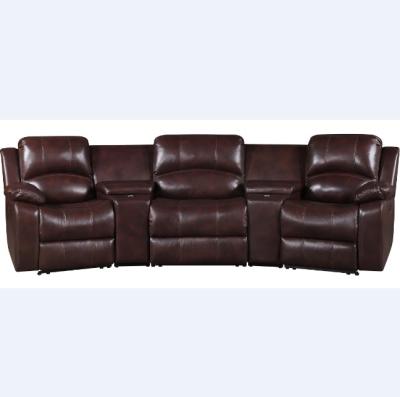 China (Other)Adjustable Heat Selling American Style Modern Leather Home Theater Sofa Recliner for sale