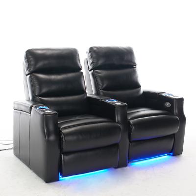 China Factory Supplier Adjustable Home Theater Recliner (Other) European Leather Sofa for sale