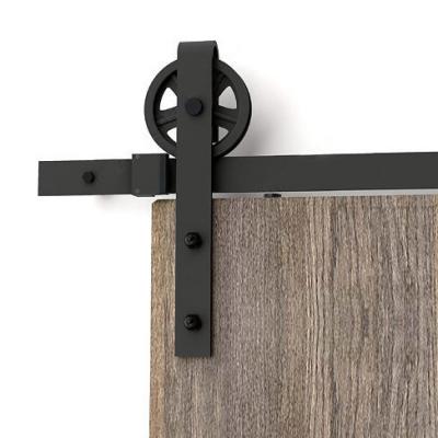 China Easy Installation and Durable Sliding Cabinet Top Mount Hanger Track Hardware Kit Super Mini Sliding Door Barn Door Hardware for sale