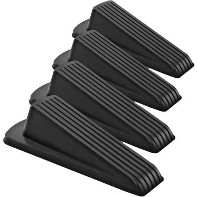 China Industrial Factory Door Stopper Wedge Rubber Shoes for Home and Office Non Scratching Door Hardware for sale