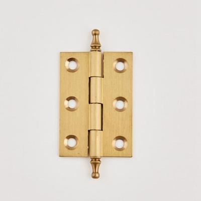 China 2 Inch Modern Solid Brass Door Hinge Brushed Gold Heavy Wood Door Ball Bearing Hinges Furniture Accessories for sale