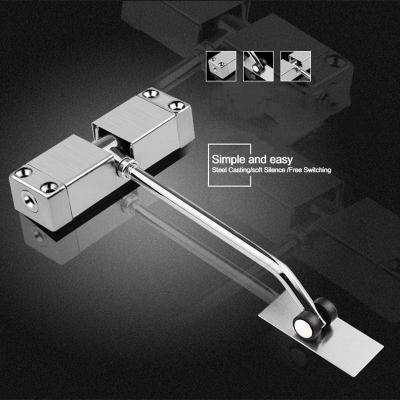 China Adjustable Closing Adjustable Stainless Steel Exterior Door Closer Stainless Steel& Zinc Alloy Door Closer for sale