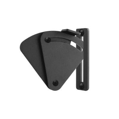 China Easy Installation and Durable Black Carbon Steel Sliding Latch Wood Privacy Lock for Sliding Barn Door for sale