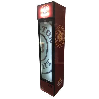 China Hotel Deli Display Beverage Display Cooler Single-Door Refrigerator for sale