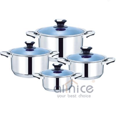 Chine le Cookware d'acier inoxydable du camping 30pcs a placé non le logo adapté aux besoins du client par bâton à vendre