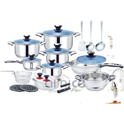 Chine Les accessoires de cuisine ont placé 25pcs collent non faire cuire le pot pour le camping à vendre