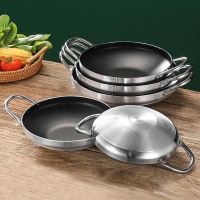 China De multi Model Met een laag bedekte Stok van Kitchen Wok Pan Extra Thick Aluminium Non Te koop