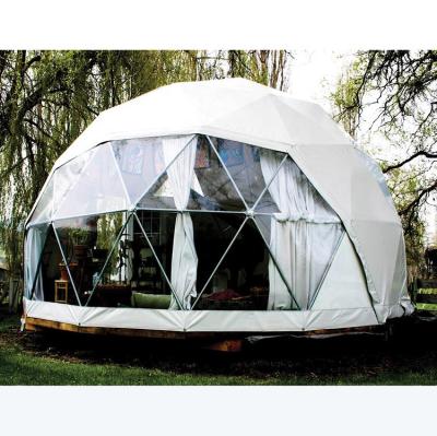 China Outdoor Glamping PVC Igloo Geodesic Dome Tent Camping Event Tents for Four Seasons for sale