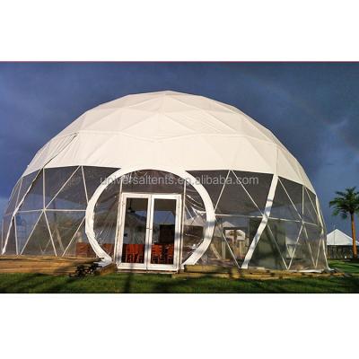 China Luxury Glamping 6-8 person outdoor clear garden igloo dome dome camping tents for dinner/coffee for sale