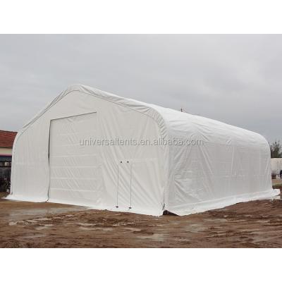 China Outdoor Storage 15m 20m 30m Industrial Curve Storage Tent For Industrial Tent Warehouse Workshop for sale