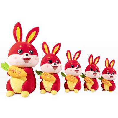 China Cotton Stuffed Animals Toy Cotton Stuffed Animals Toy Doll Rabbit Carrot Doll Rabbit Animal Mascot Soft Custom Various OEM Plush Toy for sale